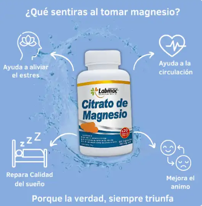 ZenMag Citrato de Magnesio Ultra Concentrado Importado Americano 100 Capsulas