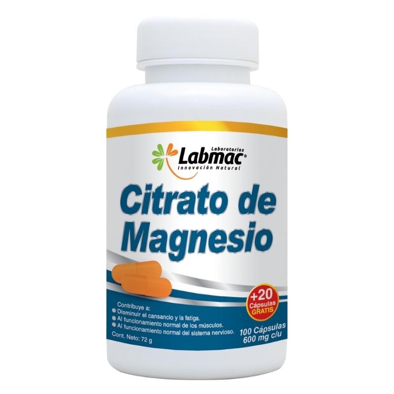 ZenMag Citrato de Magnesio Ultra Concentrado Importado Americano 100 Capsulas